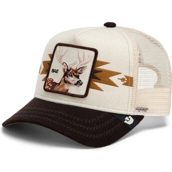 Goorin Bros. Deer Canyon Bae Trailblazer The Farm Cream and Brown Trucker Hat
