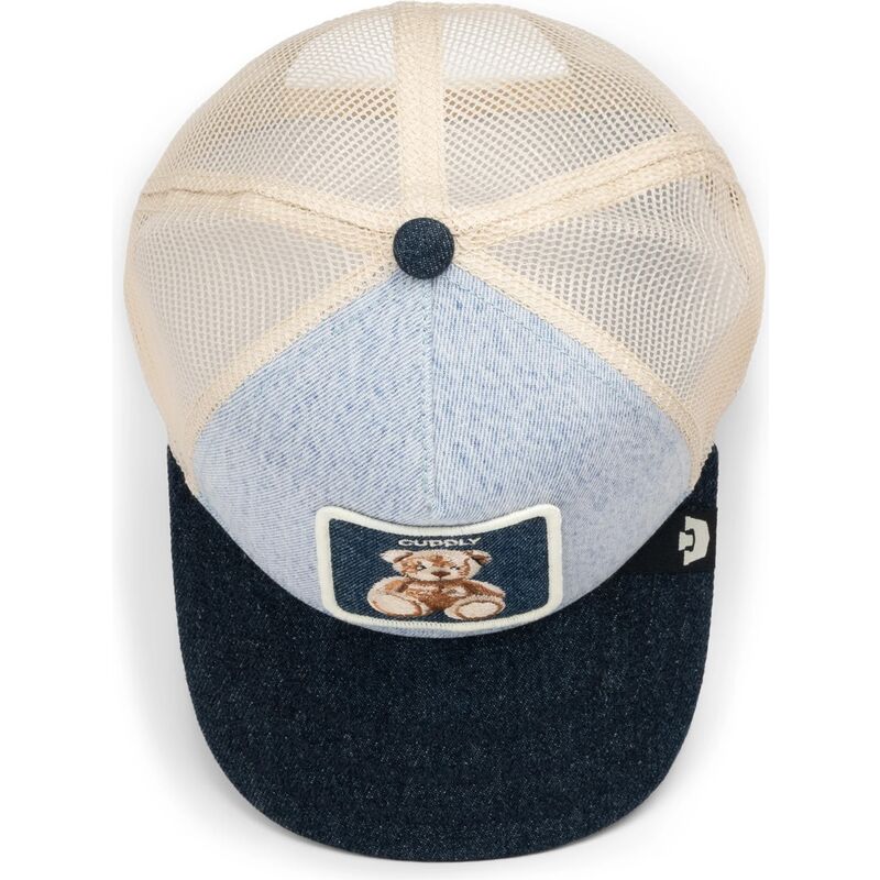 goorin-bros-teddy-bear-cuddly-denim-after-dark-the-farm-blue-trucker-hat goorin-bros-teddy-bear-cuddly-denim-after-dark-the-farm-blue-trucker-hat