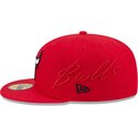 new-era-flat-brim-59fifty-side-script-chicago-bulls-nba-red-fitted-cap