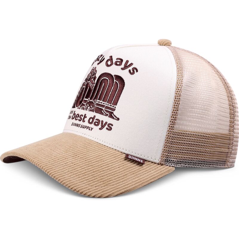 djinns-hft-lazy-days-khaki-and-white-trucker-hat