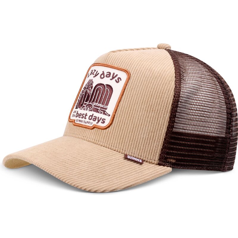 djinns-hft-lazy-days-khaki-and-brown-trucker-hat