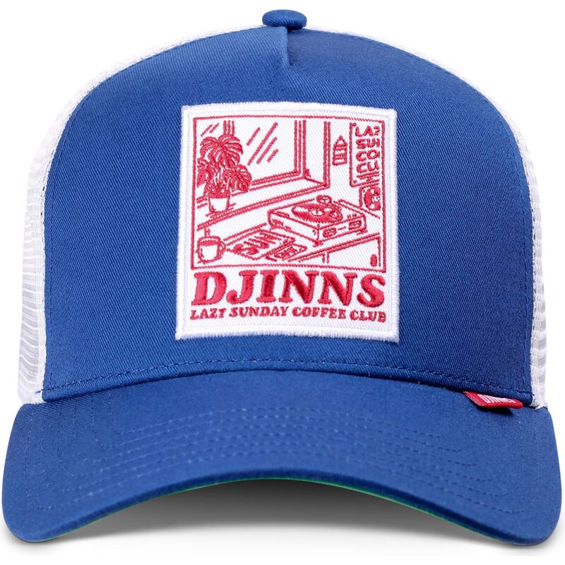 djinns-hft-lscc-lazy-sunday-coffee-club-record-blue-and-white-trucker-hat djinns-hft-lscc-lazy-sunday-coffee-club-record-blue-and-white-trucker-hat