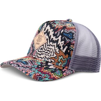 Djinns HFT Color Explo Multicolor and Grey Trucker Hat