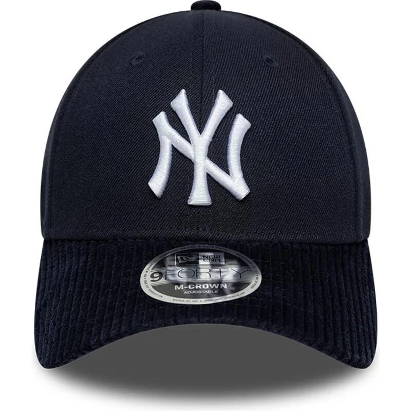 new-era-curved-brim-9forty-m-crown-cord-visor-new-york-yankees-mlb-navy-blue-snapback-cap