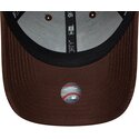 new-era-curved-brim-9forty-entry-cord-los-angeles-dodgers-mlb-brown-snapback-cap