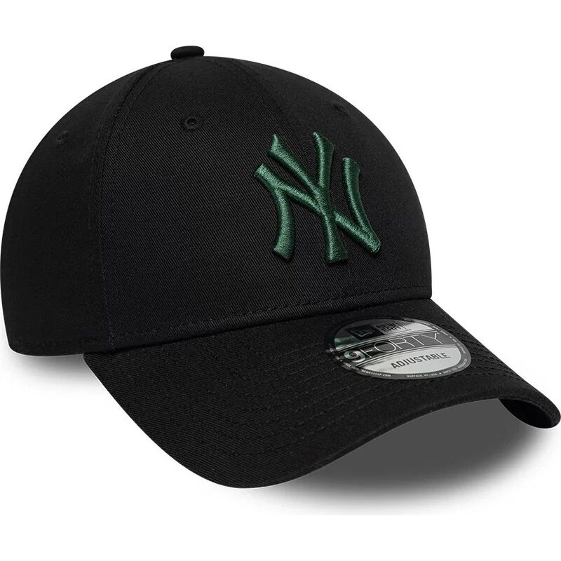 new-era-curved-brim-dark-green-logo-9forty-league-essential-new-york-yankees-mlb-black-adjustable-cap new-era-curved-brim-dark-green-logo-9forty-league-essential-new-york-yankees-mlb-black-adjustable-cap