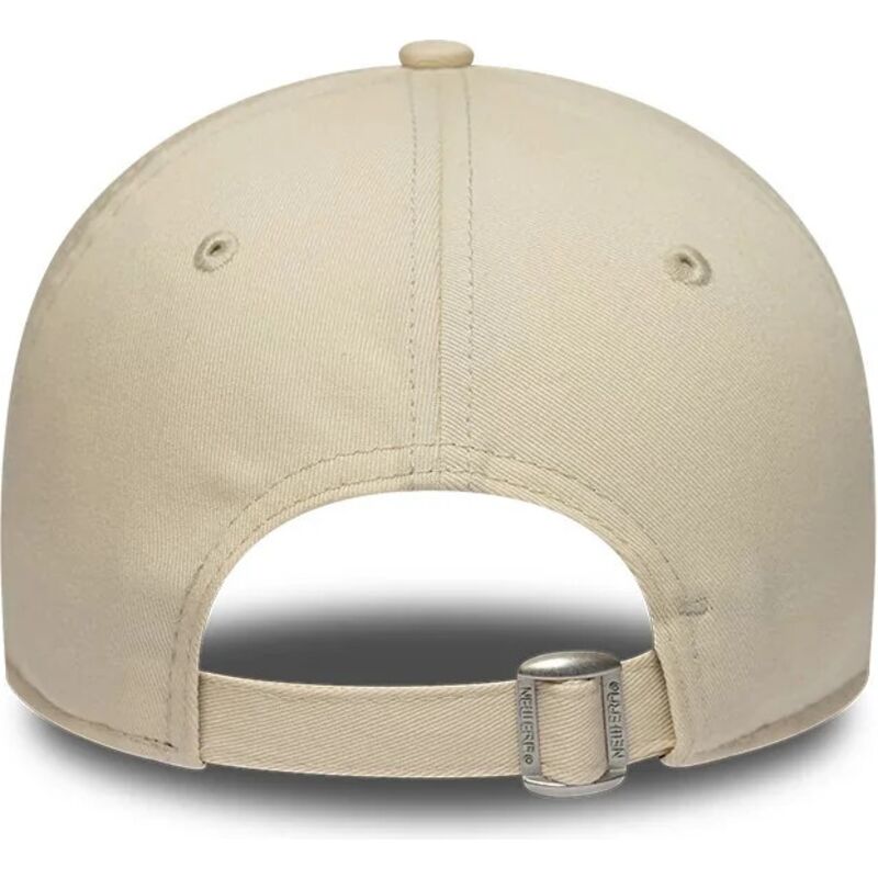 new-era-curved-brim-golden-logo-9twenty-league-essential-new-york-yankees-mlb-beige-adjustable-cap new-era-curved-brim-golden-logo-9twenty-league-essential-new-york-yankees-mlb-beige-adjustable-cap