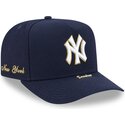new-era-curved-brim-9fifty-a-frame-precurved-visor-pin-new-york-yankees-mlb-navy-blue-snapback-cap