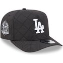 new-era-curved-brim-9fifty-a-frame-precurved-checkered-los-angeles-dodgers-mlb-black-snapback-cap