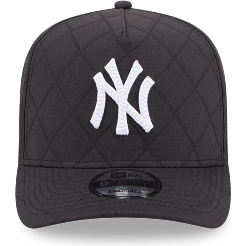 new-era-curved-brim-9fifty-a-frame-precurved-checkered-new-york-yankees-mlb-black-snapback-cap