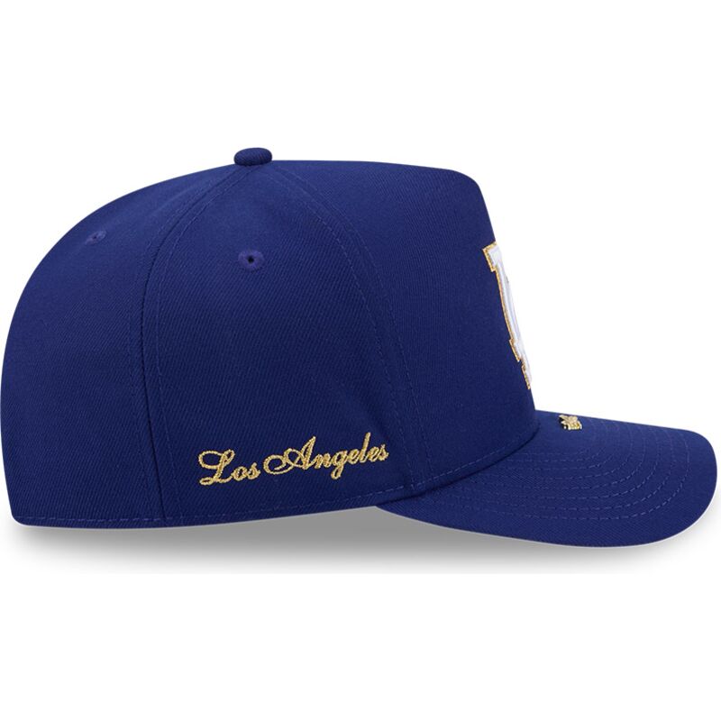 new-era-curved-brim-9fifty-a-frame-precurved-visor-pin-los-angeles-dodgers-mlb-blue-snapback-cap