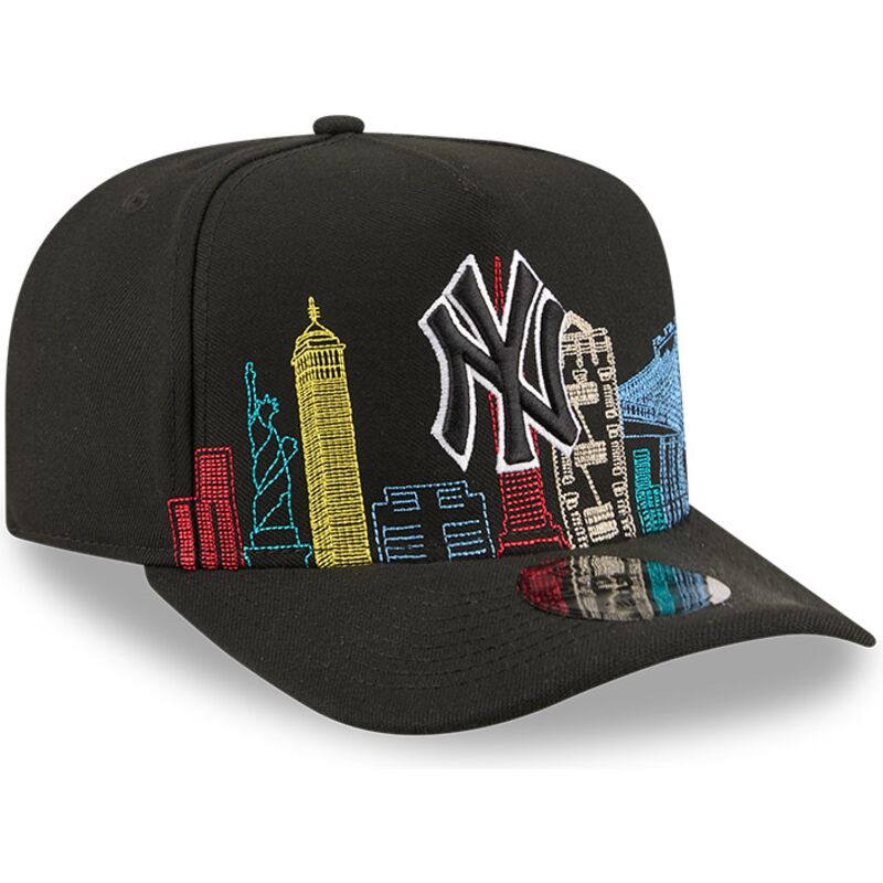 new-era-curved-brim-9fifty-a-frame-precurved-skyline-new-york-yankees-mlb-black-snapback-cap