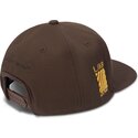 l-ab-c-o-off-white-flat-brim-yellow-logo-off-embroidered-twill-brown-snapback-cap