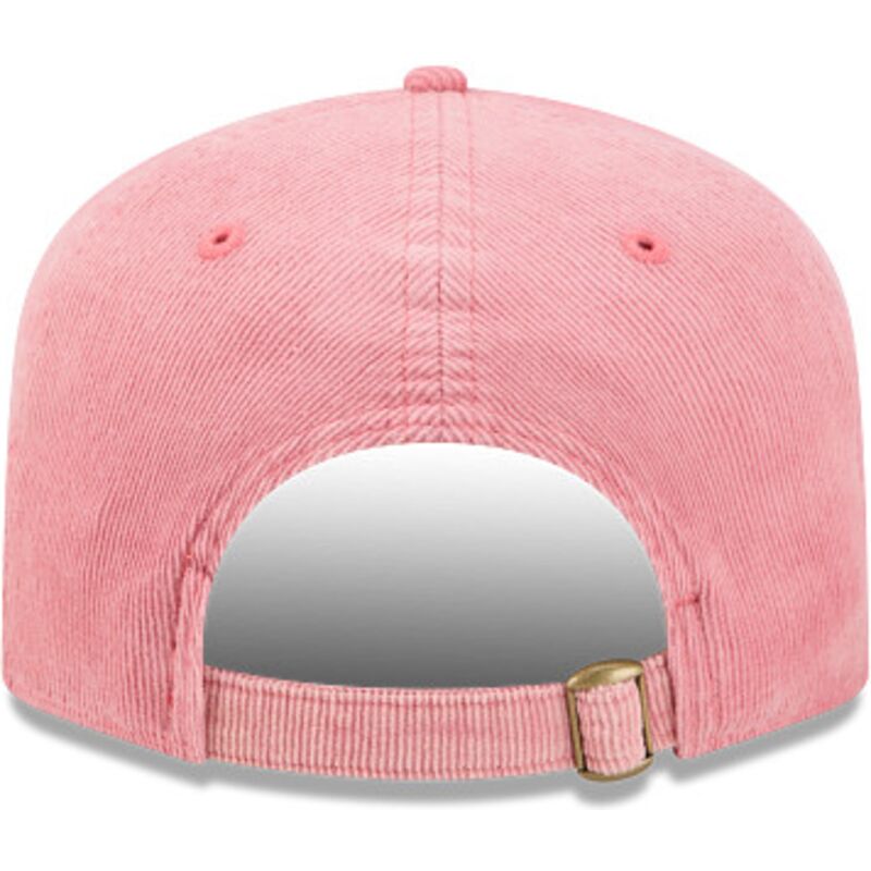 new-era-curved-brim-19twenty-precurved-corduroy-pastel-new-york-yankees-mlb-pink-adjustable-cap