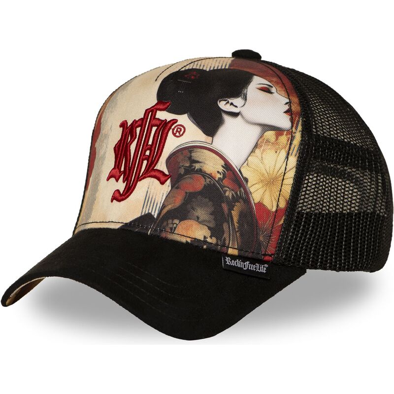 rocknfreelife-n273-last-kiss-black-trucker-hat rocknfreelife-n273-last-kiss-black-trucker-hat
