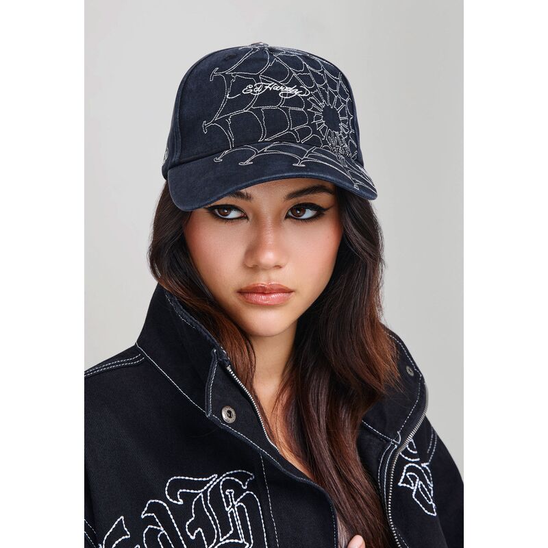 ed-hardy-curved-brim-spiderweb-black-and-white-adjustable-cap