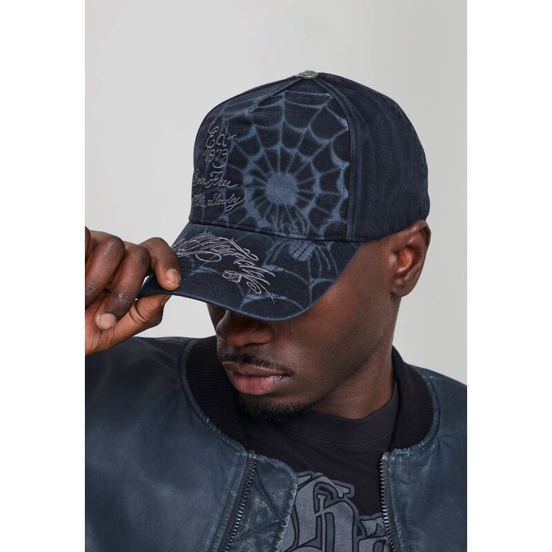 ed-hardy-curved-brim-spiderweb-black-snapback-cap ed-hardy-curved-brim-spiderweb-black-snapback-cap