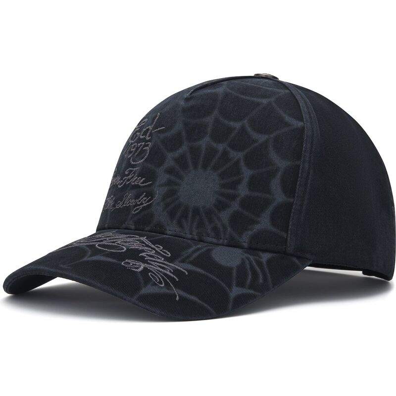ed-hardy-curved-brim-spiderweb-black-snapback-cap ed-hardy-curved-brim-spiderweb-black-snapback-cap