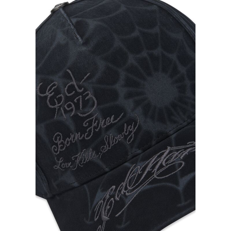 ed-hardy-curved-brim-spiderweb-black-snapback-cap ed-hardy-curved-brim-spiderweb-black-snapback-cap