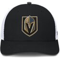 fanatics-structured-mid-crown-vegas-golden-knights-nhl-black-and-white-trucker-hat