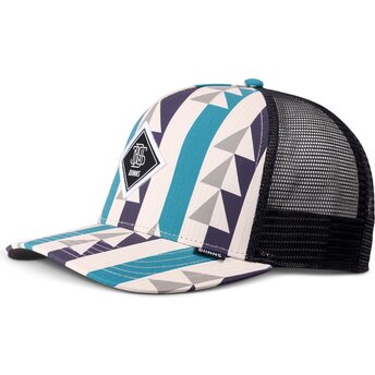 Djinns HFT Bauhaus Aztek Multicolor and Black Trucker Hat