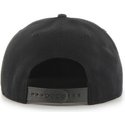 47-brand-flat-brim-black-and-white-logomlb-new-york-yankees-smooth-black-snapback-cap