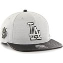 47-brand-flat-brim-side-logo-mlb-los-angeles-dodgers-smooth-grey-snapback-cap