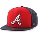 47-brand-flat-brim-side-logo-mlb-atlanta-braves-smooth-navy-blue-snapback-cap