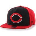 47-brand-flat-brim-side-logo-mlb-cincinnati-reds-smooth-red-snapback-cap