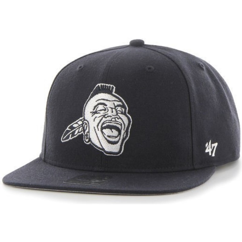 47-brand-flat-brim-side-logo-mlb-atlanta-braves-navy-blue-snapback-cap