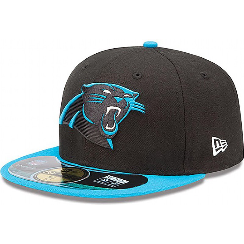 new-era-flat-brim-59fifty-authentic-on-field-game-carolina-panthers-nfl-black-fitted-cap