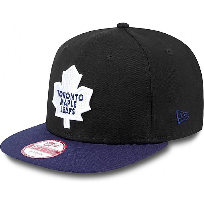 new-era-flat-brim-9fifty-cotton-block-toronto-maple-leafs-nhl-black-snapback-cap